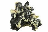 Black Tourmaline (Schorl), Goethite & Orthoclase - Namibia #132243-1